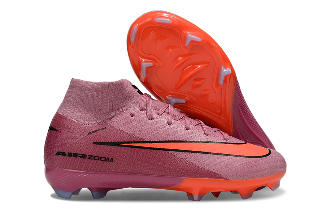 Kid size Mercurial Vapor 16 - pink / black - FG high cut