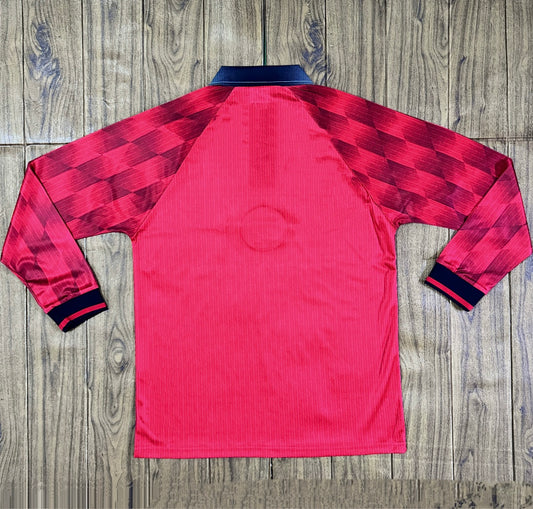 Manchester United 96/97 Home Long Sleeve Football Shirt
