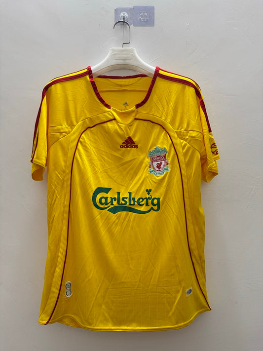 Liverpool 06/07 Yellow Football Shirt