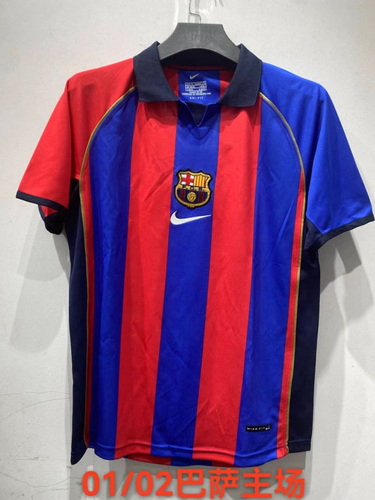 Barcelona 01/02 Home Football Shirt