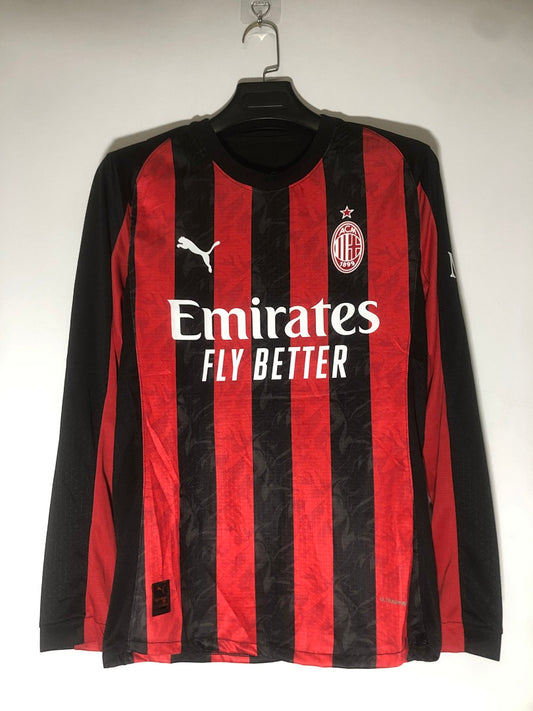 AC Milan 25/26 Home Long Sleeve Player Version Football Shirt