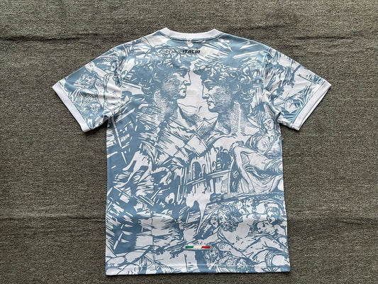 Italy 2024 White Anniversary Football Shirt