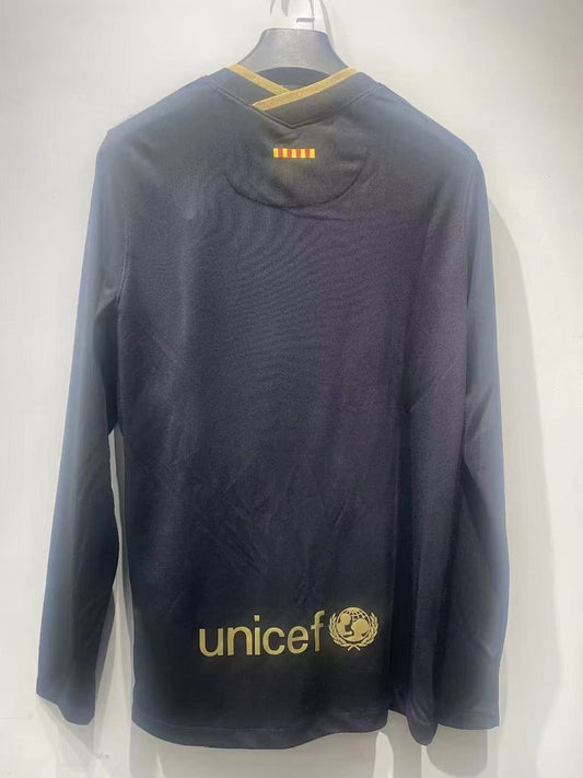 Barcelona 21/22 Away Long Sleeve Football Shirt