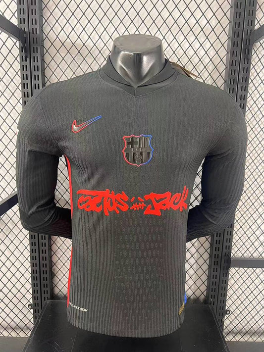 Barcelona 24/25 Away Special Edition Long Sleeve Football Shirt
