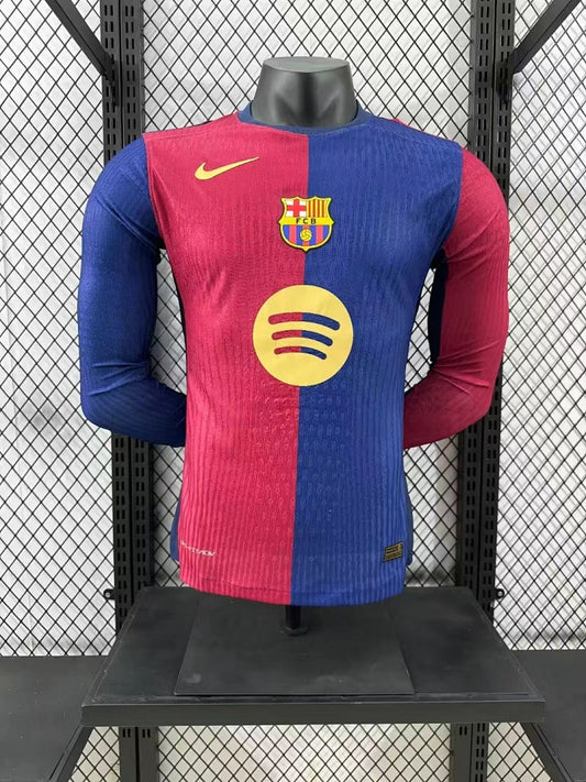 Barcelona 24/25 Home Long Sleeve Football Shirt