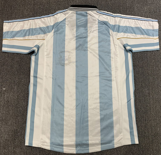 Argentina 1998 Home Football Shirt