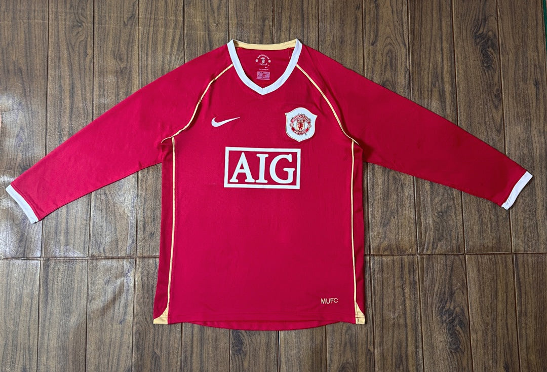 Manchester United 06/07 Home Long Sleeve Football Shirt