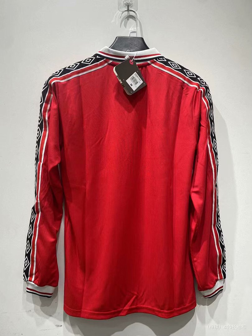 Manchester United 98/99 Home Long Sleeve Football Shirt