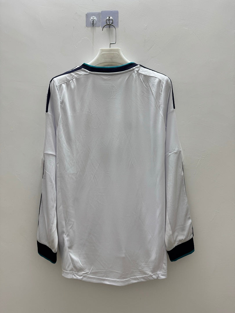 Real Madrid 12/13 Home Long Sleeve Football Shirt