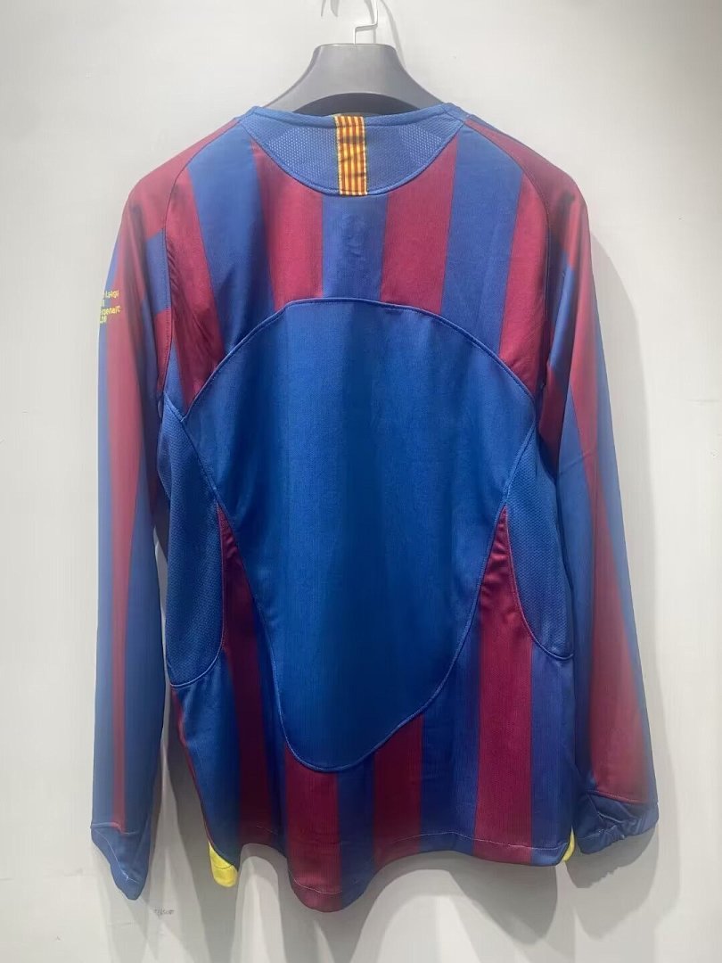 Barcelona 05/06 Home Long Sleeve Football Shirt