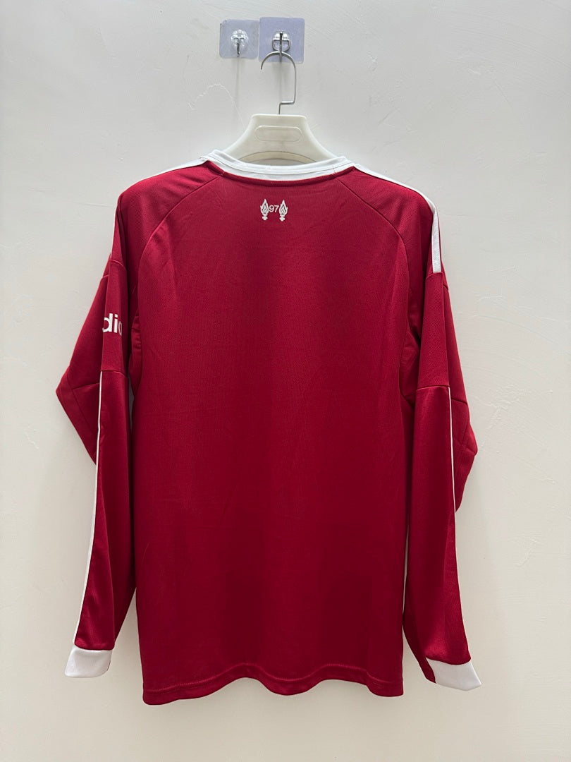 Liverpool 25/26 Home Long Sleeve Football Shirt