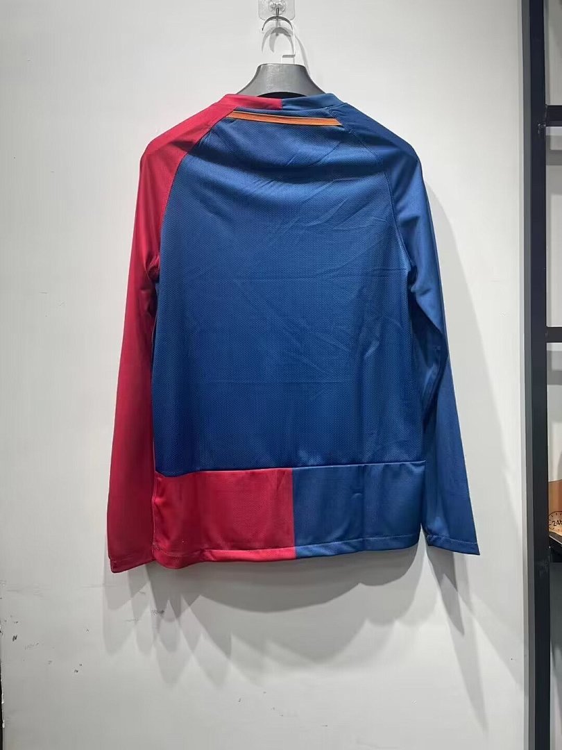 Barcelona 08/09 Home Long Sleeve Football Shirt