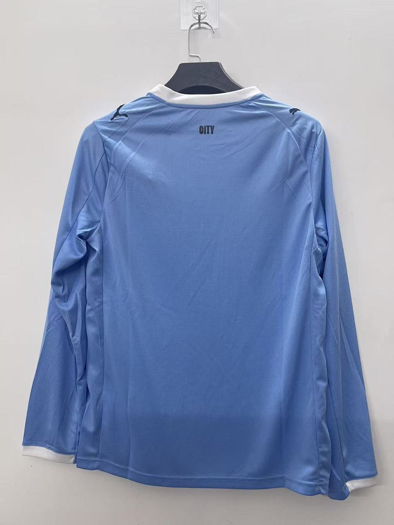 Manchester City 25/26 Home Long Sleeve Football Shirt