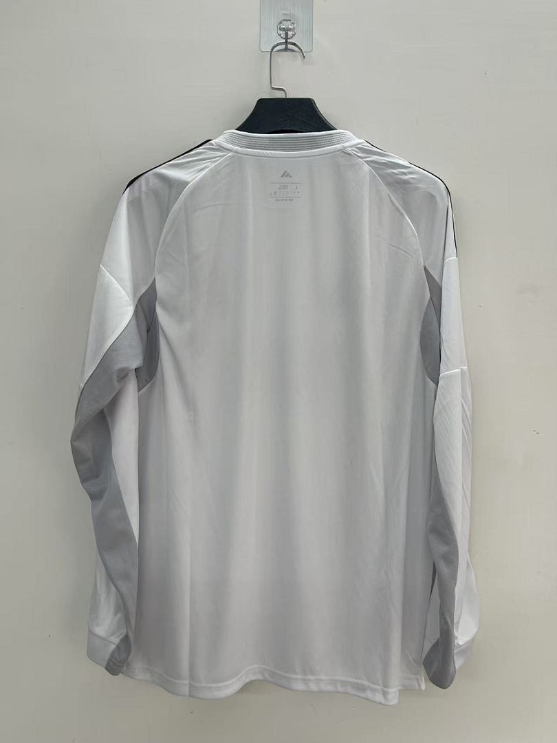 Real Madrid 25/26 Home Long Sleeve Football Shirt