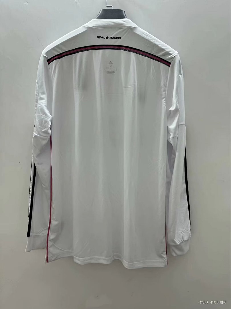 Real Madrid 14/15 Home Long Sleeve Football Shirt