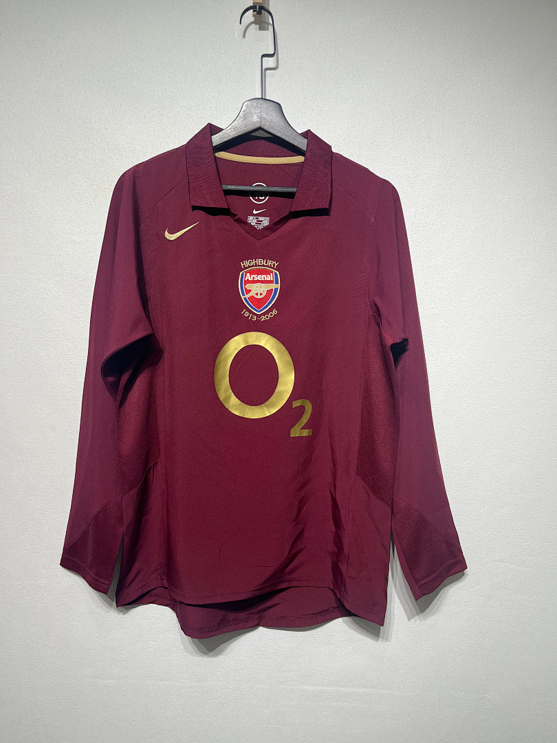 Arsenal 05/06 Home Long Sleeve Football Shirt