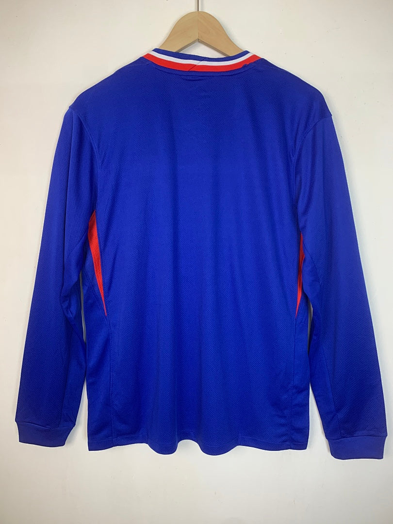 France 24/25 Home Long Sleeve Football Shirt