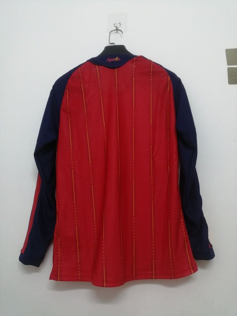 Spain 26/27 Home Long Sleeve Player Version Football Shirt