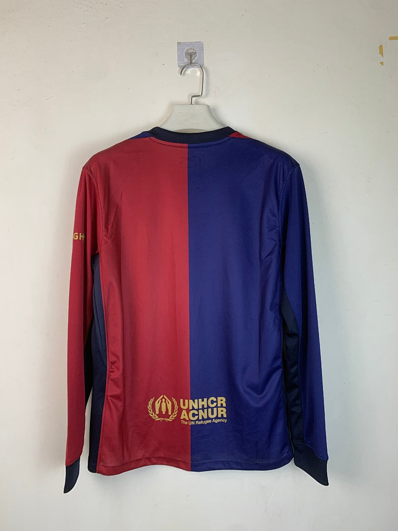 Barcelona 24/25 Home Long Sleeve Football Shirt