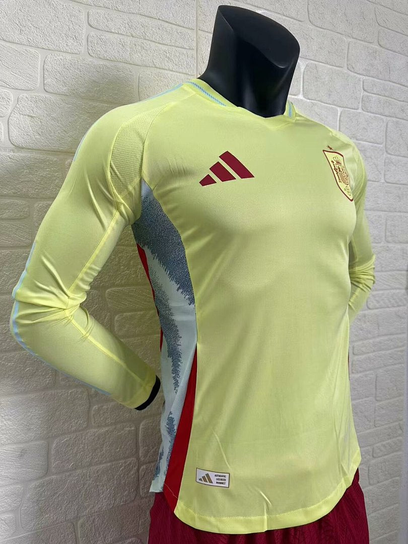 Spain 24/25 Away Long Sleeve Football Shirt