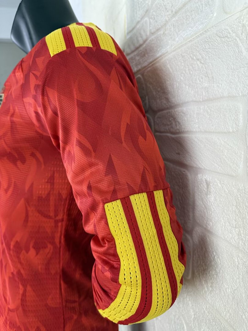 Belgium 26/27 Home Long Sleeve Player Version Football Shirt