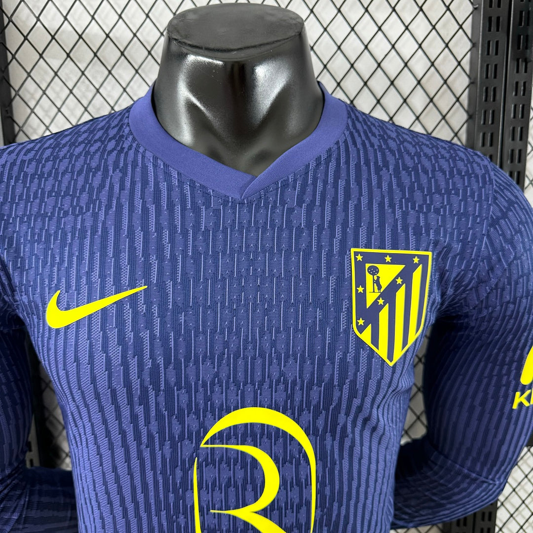 Atlético Madrid 25/26 Away Long Sleeve Football Shirt