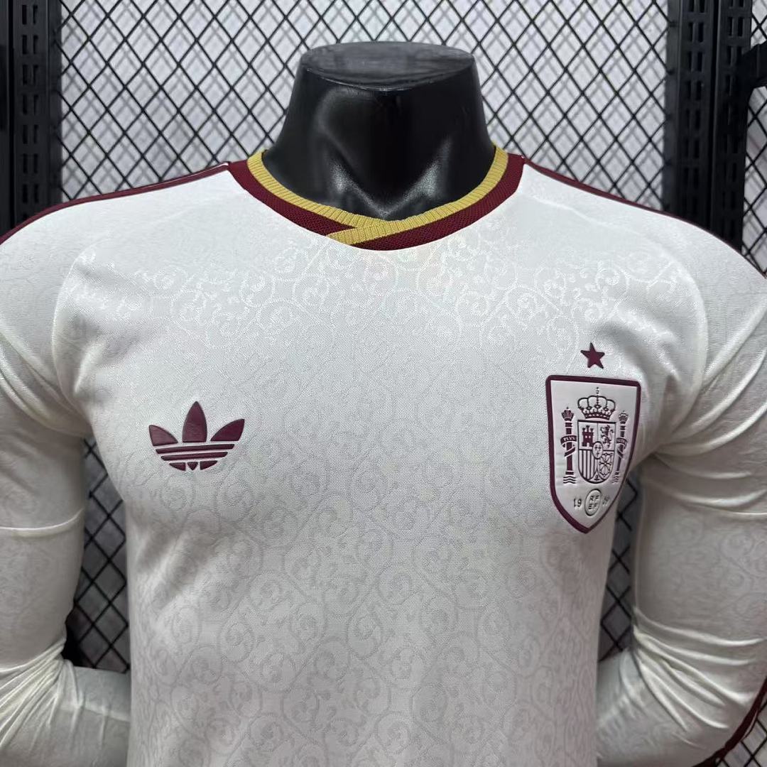 Spain 2026 Away Long Sleeve Football Shirt