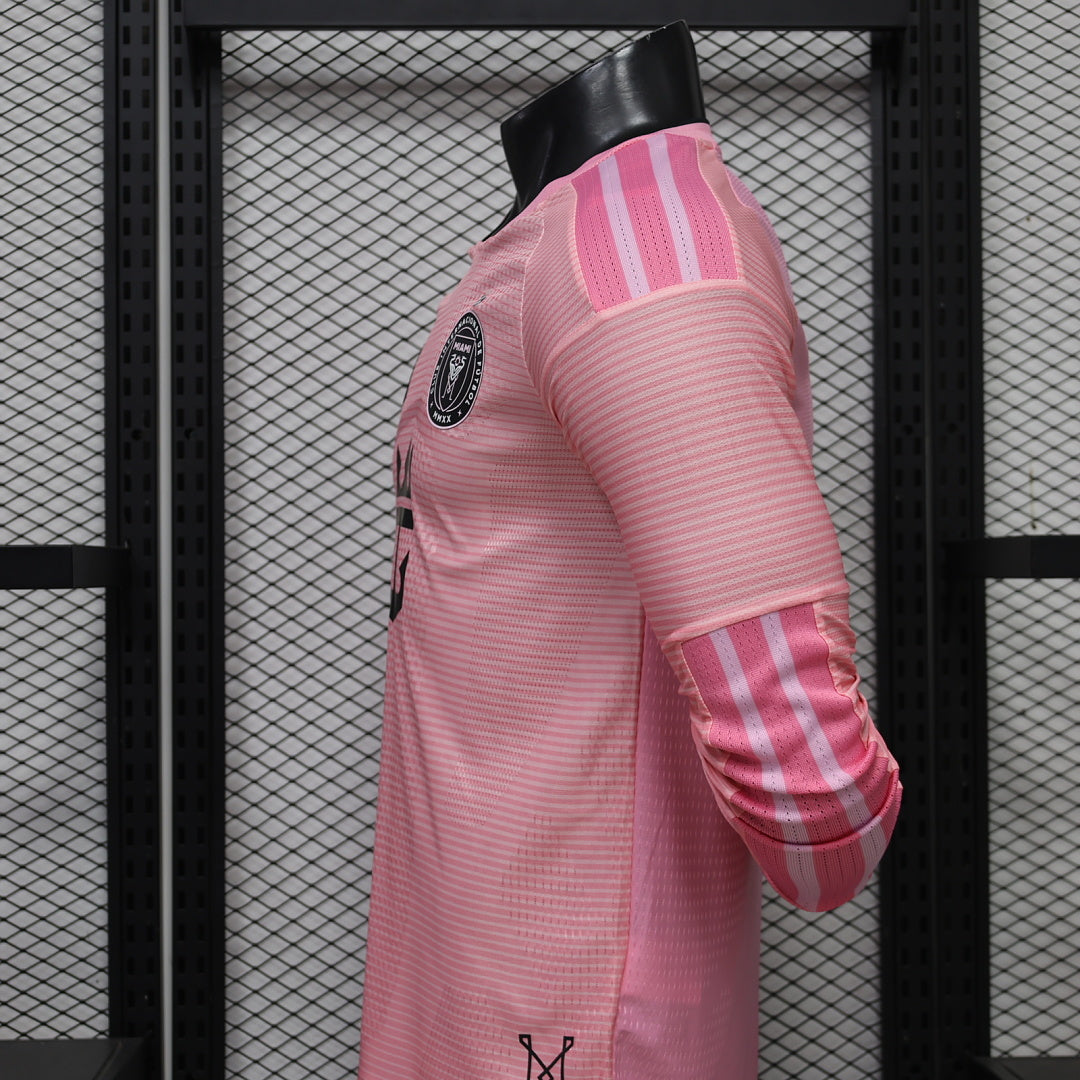 Inter Miami 26/27 Home Long Sleeve Player Version Football Shirt