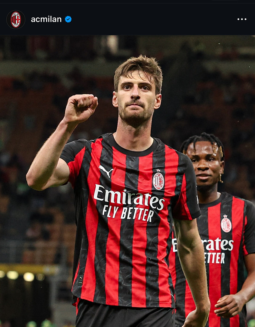 AC Milan 25/26 Home Player Version Football Shirt