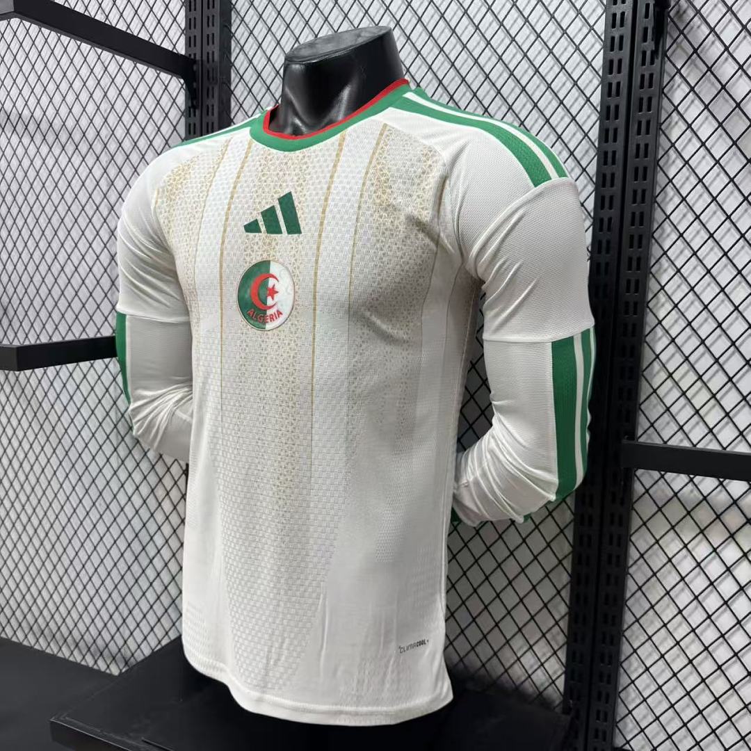 Algeria 2026 Home Long Sleeve Football Shirt