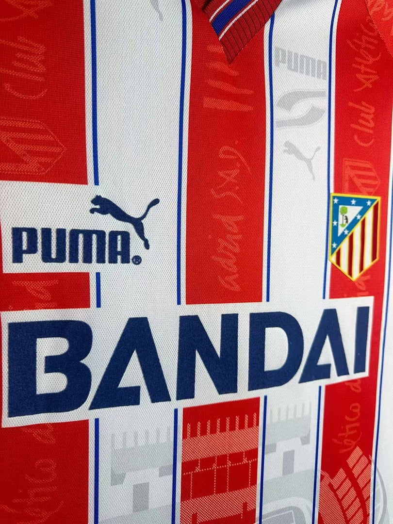 Atlético Madrid 96/97 Home Football Shirt