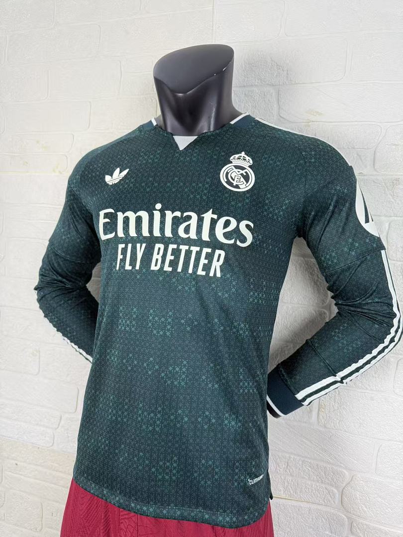 Real Madrid 26/27 Away Long Sleeve Player Version Football Shirt