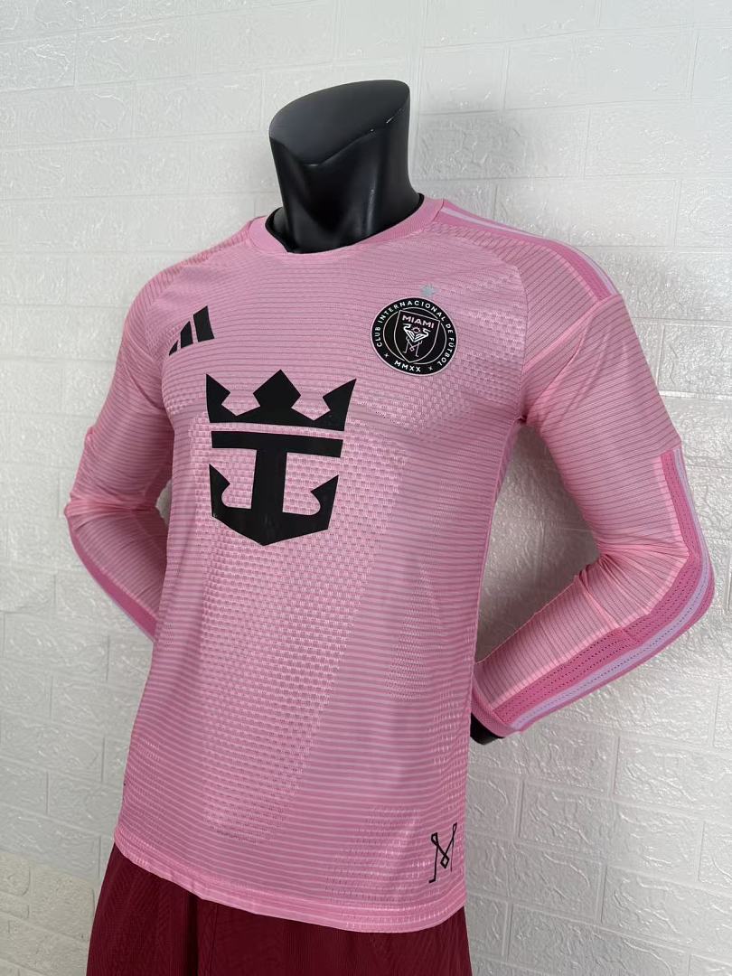 Inter Miami 26/27 Home Long Sleeve Player Version Football Shirt
