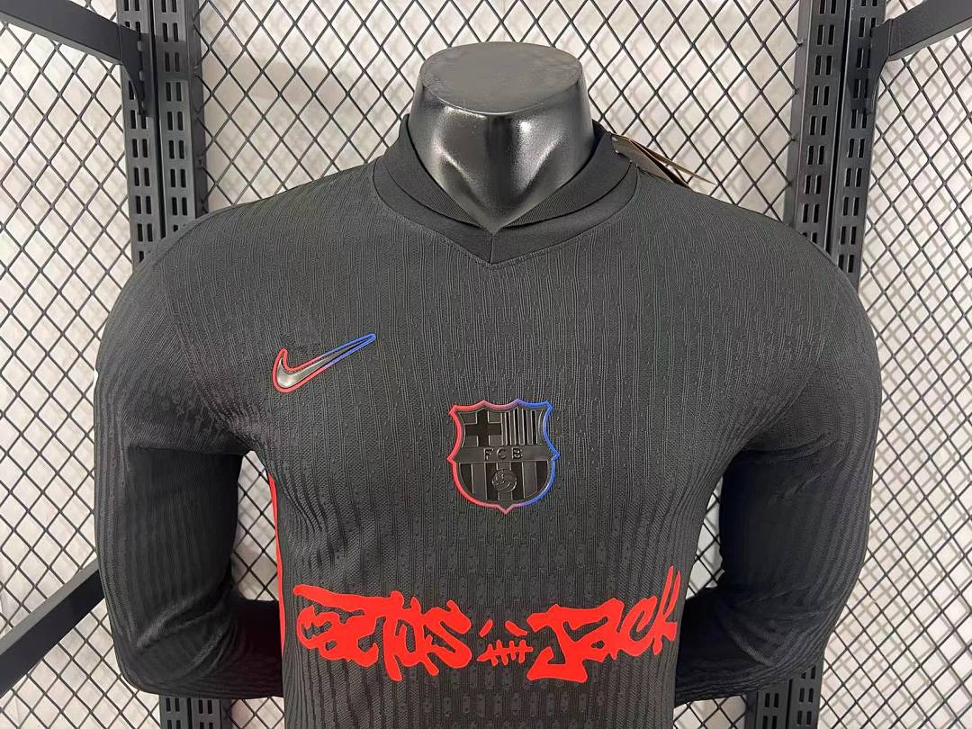 Barcelona 24/25 Away Special Edition Long Sleeve Football Shirt