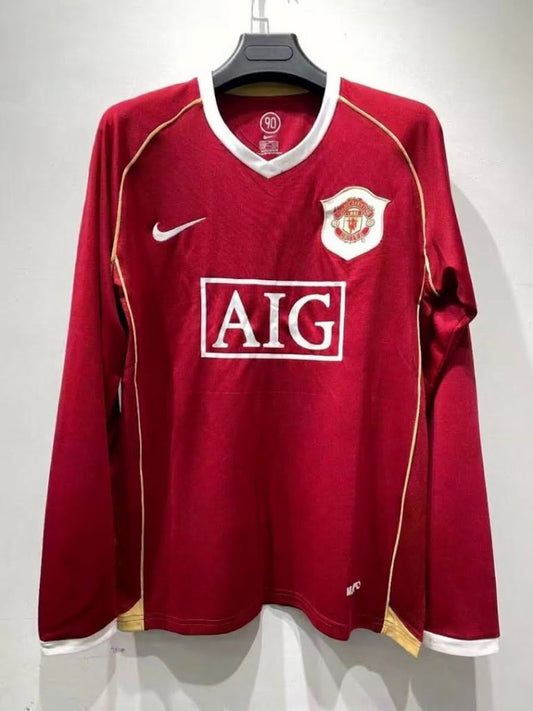 Manchester United 06/07 Home Long Sleeve Football Shirt