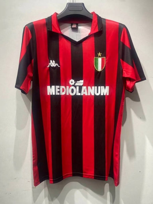 AC Milan 88/89 Home Football Shirt