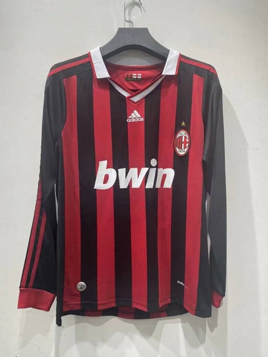AC Milan 09/10 Home Long Sleeve Football Shirt