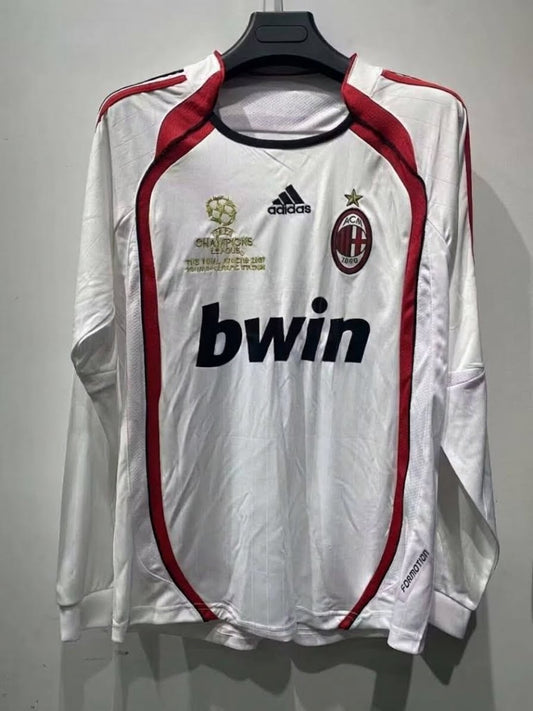 AC Milan 06/07 Away Long Sleeve Football Shirt