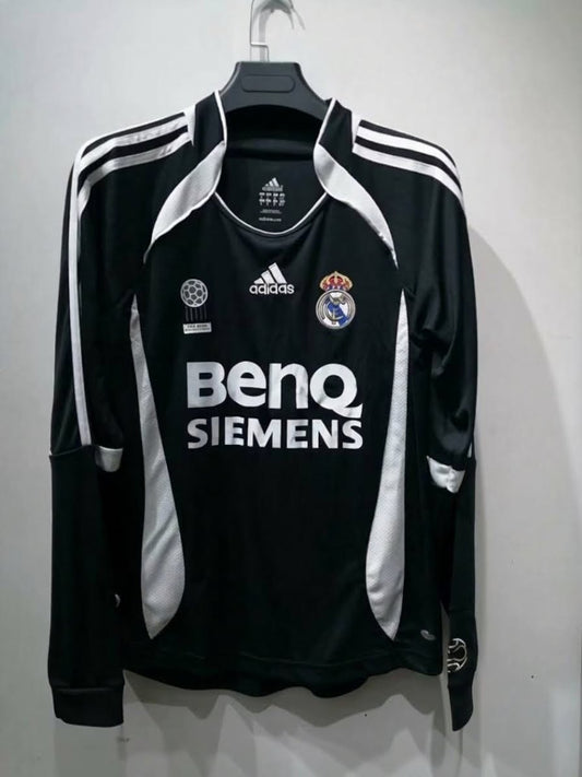 Real Madrid 06/07 Away Long Sleeve Football Shirt