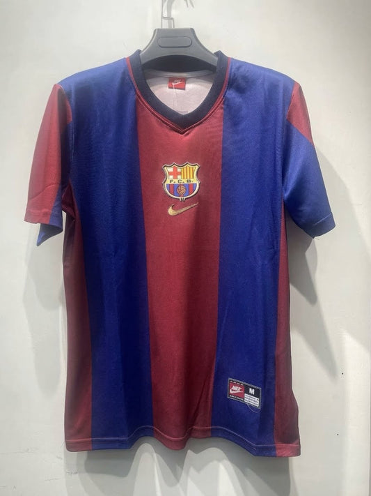 Barcelona 98/99 Home Football Shirt