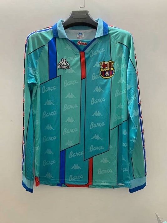 Barcelona 96/97 Away Long Sleeve Football Shirt