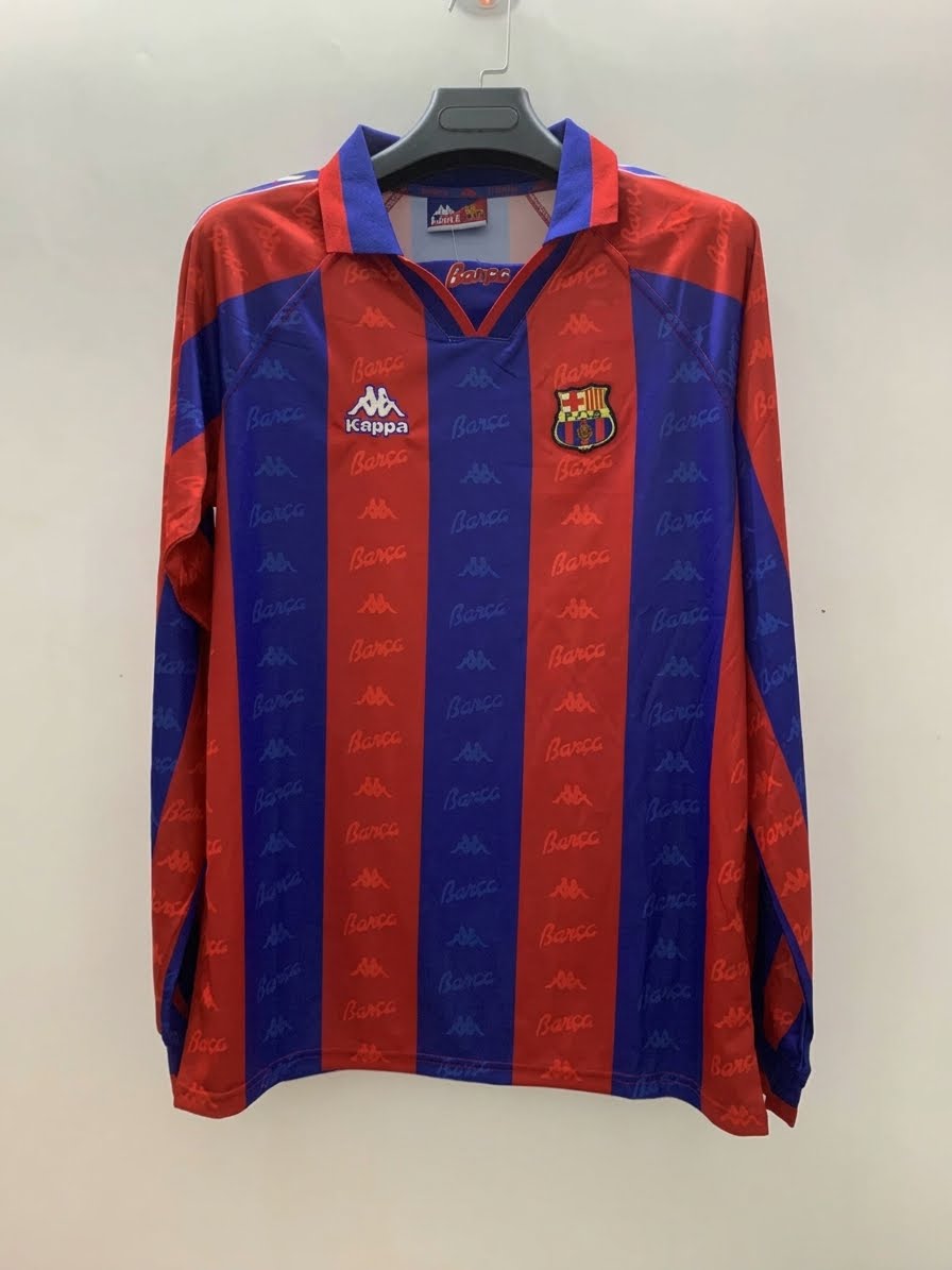 Barcelona 96/97 Home Long Sleeve Football Shirt