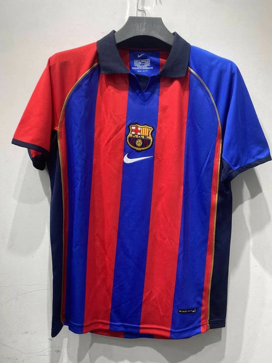 Barcelona 01/02 Home Football Shirt