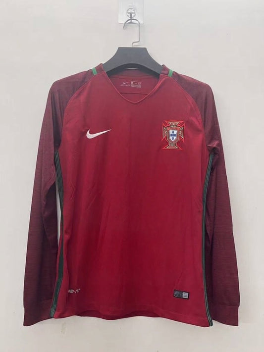 Portugal 15/16 Home Long Sleeve Football Shirt