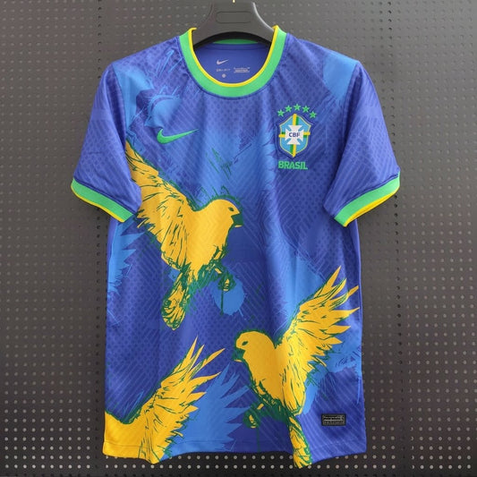 Brazil 25/26 Blue Football Shirt