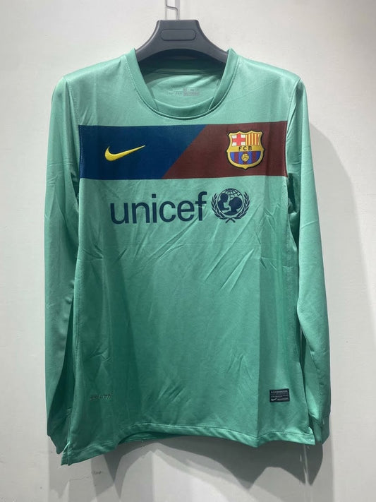Barcelona 10/11 Away Long Sleeve Football Shirt