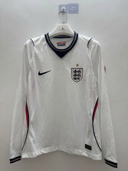England 26/27 Home Long Sleeve Player Version Football Shirt
