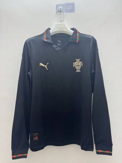 Portugal 26/27 Black Special Edition Long Sleeve Player Version Football Shirt
