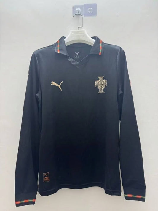Portugal 26/27 Black Special Edition Long Sleeve Player Version Football Shirt