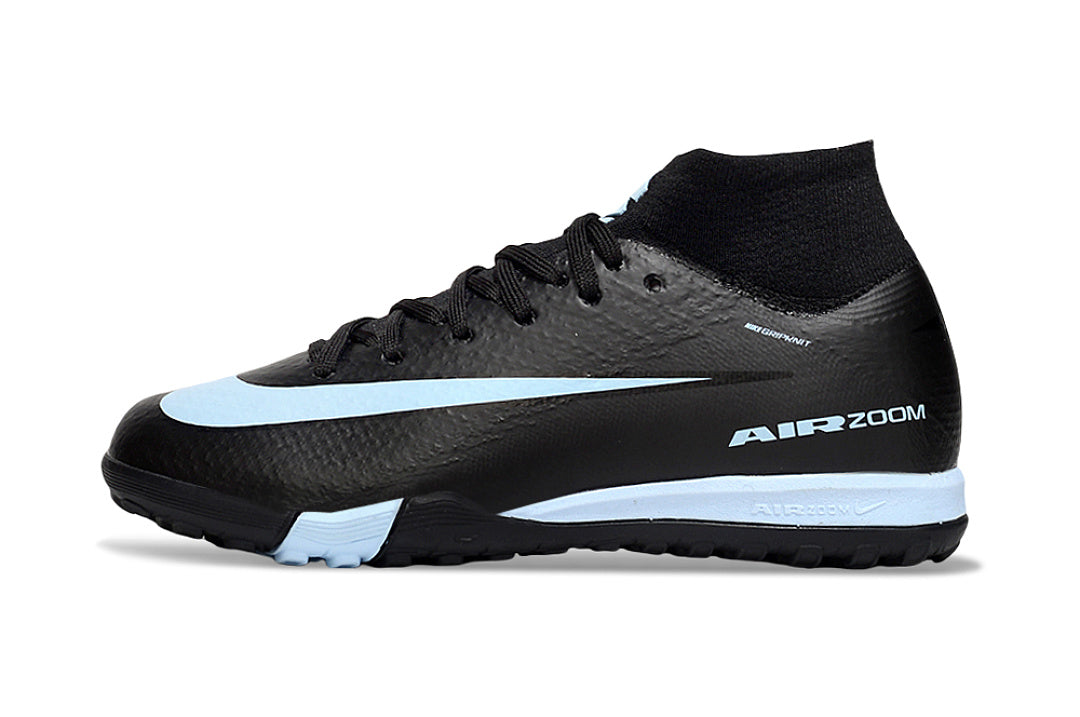 Kid size Mercurial Vapor 16 - black / blue - TF high cut